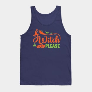 Hello Hallloween Witch Please Tank Top